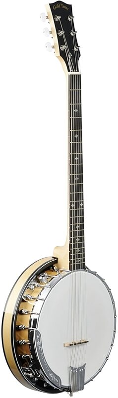 open zoom image for Gold Tone GT-500 Banjitar Deluxe 6-String Banjo, Open Box (Good), Body Left Front