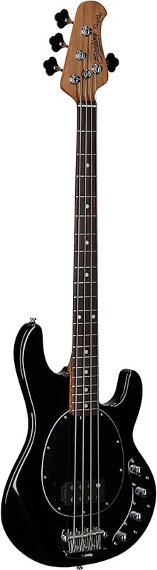 open zoom image for Sterling by Music Man StingRay RAY34 Electric Bass, Black, Rosewood Fretboard, Body Left Front