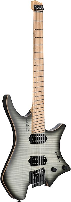 open zoom image for Strandberg Boden Original NX6 Electric Guitar (with Gig Bag), Charcoal Black, Body Left Front