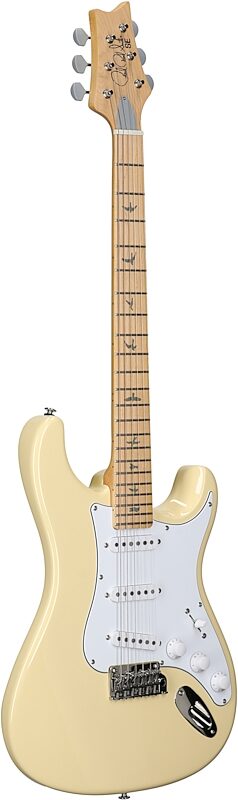 open zoom image for PRS Paul Reed Smith SE Silver Sky Electric Guitar, Maple Fretboard (with Gig Bag), Moon White, Body Left Front