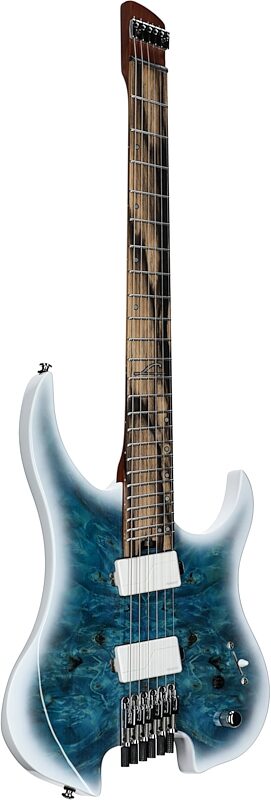 open zoom image for Legator Ghost 6 OD Multi-Scale Guitar, Arctic Burst, Body Left Front