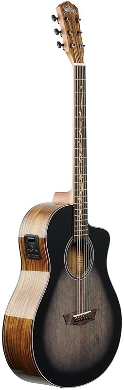 open zoom image for Washburn Bella Tono Vite S9V Acoustic-Electric Guitar, Charcoal Burst, Body Left Front