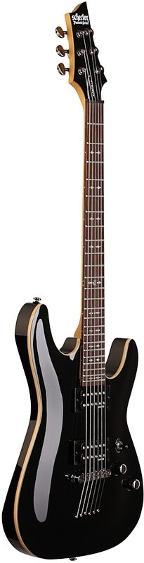 open zoom image for Schecter Omen 6 Electric Guitar, Black, Body Left Front