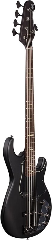 open zoom image for Yamaha BB735A Electric Bass Guitar, 5-String (with Gig Bag), Black, Body Left Front
