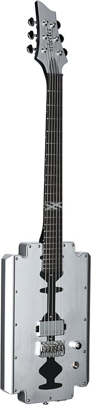 open zoom image for Schecter Machine Gun Kelly Razor Blade Electric Guitar, Metallic Silver, Body Left Front