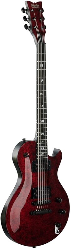 open zoom image for Schecter Solo II Apocalypse Electric Guitar, Red Reign, Stop Tail Bridge, Body Left Front
