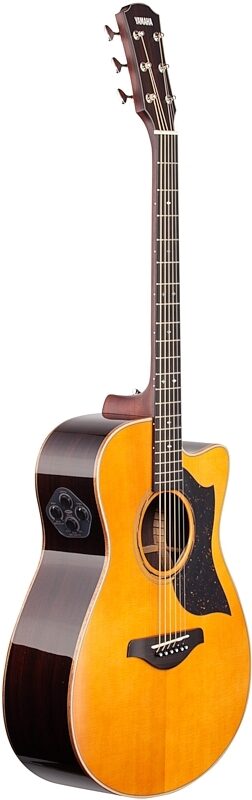 open zoom image for Yamaha AC5R Concert Acoustic-Electric Guitar (with Case), Vintage Natural, Body Left Front
