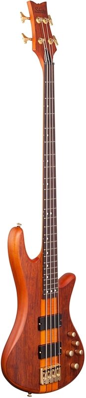 open zoom image for Schecter Stiletto Studio Electric Bass, Honey Satin, Body Left Front