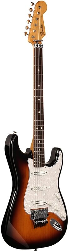open zoom image for Fender Dave Murray Stratocaster Electric Guitar, Rosewood Fingerboard (with Gig Bag), 2-Color Sunburst, Body Left Front
