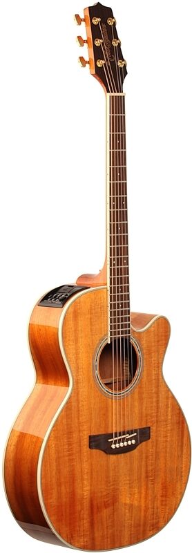 open zoom image for Takamine GN77KCE Acoustic-Electric Guitar, Koa, Natural, Body Left Front