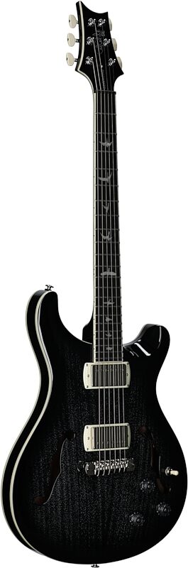 open zoom image for PRS Paul Reed Smith SE Hollowbody Standard Piezo Electric Guitar (with Gig Bag), Dog Hair Smokeburst, Body Left Front