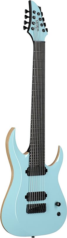 open zoom image for Schecter John Browne Tao-8 Electric Guitar, Azure, Body Left Front