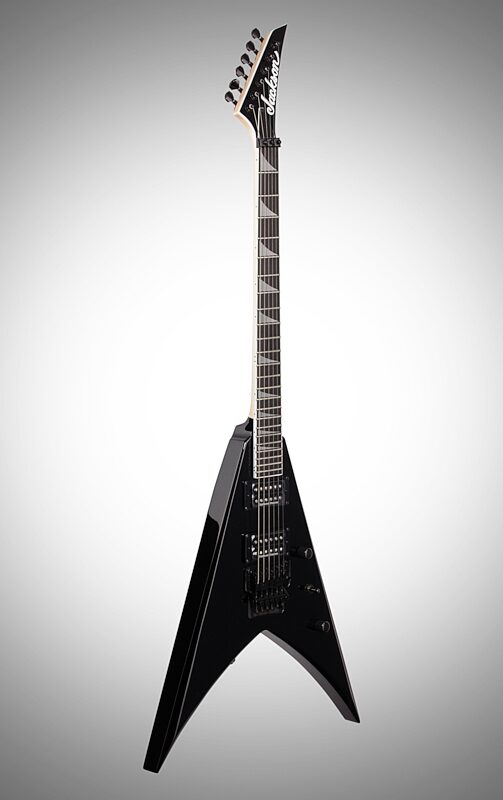 open zoom image for Jackson Pro Series King V KV Electric Guitar, Ebony Fingerboard, Gloss Black, Open Box (Very Good), Body Left Front
