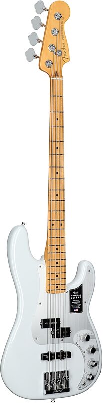 open zoom image for Fender American Ultra II Precision Electric Bass, Maple Fingerboard, Avalanche, Body Left Front