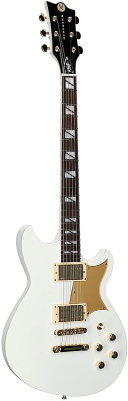 open zoom image for Reverend Kyle Shutt II Electric Guitar, Ice White, Body Left Front