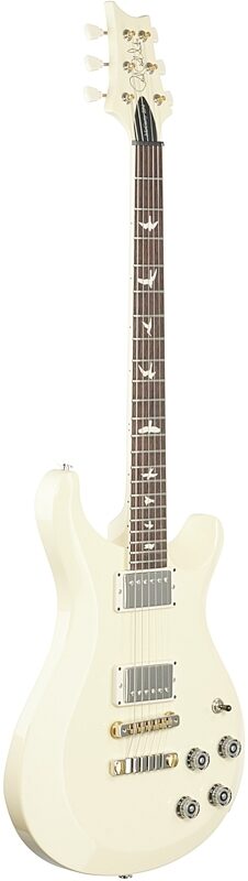 open zoom image for PRS Paul Reed Smith S2 McCarty 594 Thinline Electric Guitar (with Gig Bag), Antique White, Body Left Front