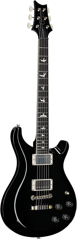 open zoom image for PRS Paul Reed Smith S2 McCarty 594 Thinline Electric Guitar (with Gig Bag), Black, Body Left Front