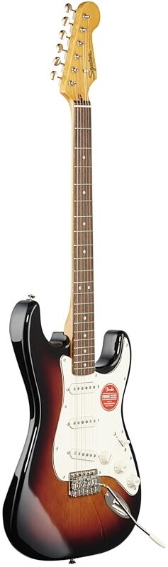 open zoom image for Squier Classic Vibe '60s Stratocaster Electric Guitar, with Laurel Fingerboard, 3-Color Sunburst, Body Left Front