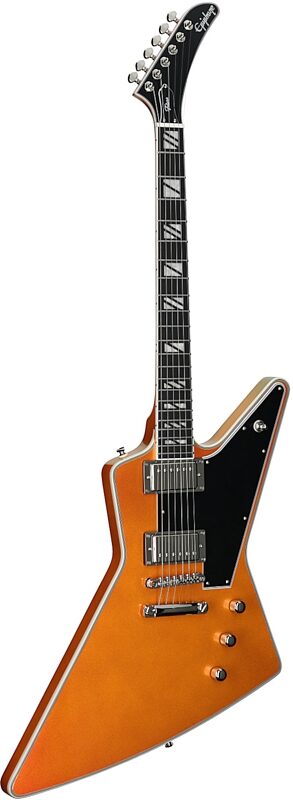 open zoom image for Epiphone Futura Explorer Custom Electric Guitar (with Gig Bag), Firestorm Shift, Body Left Front