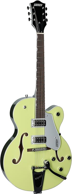 open zoom image for Gretsch G5420T Electromatic Hollowbody Electric Guitar, Two-Tone Anniversary Green, Body Left Front
