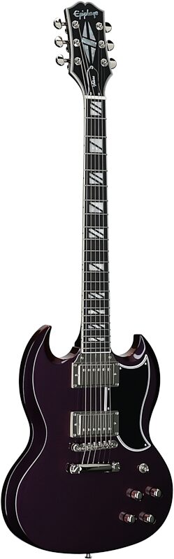 open zoom image for Epiphone Futura SG Custom Electric Guitar (with Gig Bag), Ember Shift, Open Box (Very Good), Body Left Front
