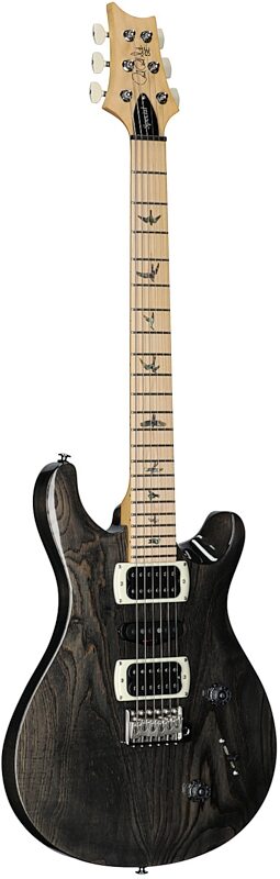 open zoom image for PRS Paul Reed Smith SE Swamp Ash Special v3 Electric Guitar (with Gig Bag), Charcoal, Body Left Front