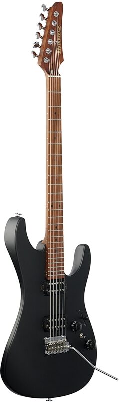 open zoom image for Ibanez AZ2402 Prestige Electric Guitar (with Case), Black Flat, Body Left Front