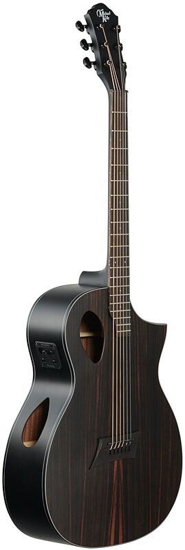 open zoom image for Michael Kelly Forte Port Exotic Java Ebony Acoustic Electric Guitar, Java, Body Left Front