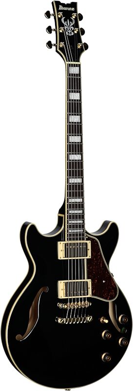 open zoom image for Ibanez AM73 Artcore Semi-Hollowbody Electric Guitar, Black, Body Left Front