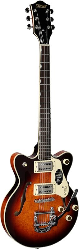 open zoom image for Gretsch G2655T Streamliner Center Block Junior Electric Guitar with Bigsby Tremolo, Forge Glow, Open Box (Very Good), Body Left Front