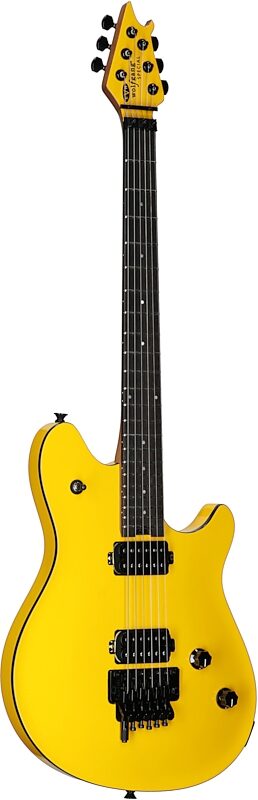 open zoom image for EVH Eddie Van Halen Wolfgang Special Quilted Maple Electric Guitar, Caution Yellow, Body Left Front