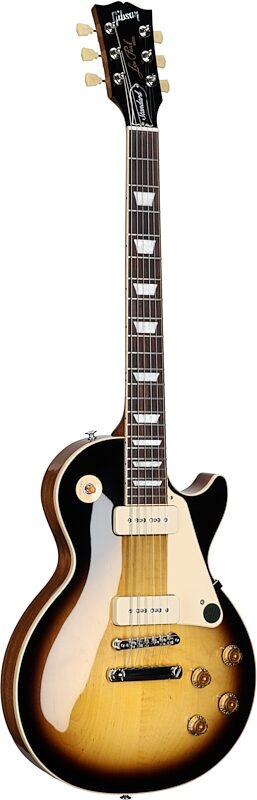 open zoom image for Gibson Les Paul Standard '50s P90 Electric Guitar (with Case), Tobacco Burst, Body Left Front