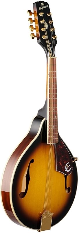 open zoom image for Epiphone MM-30S A-Style Mandolin, Antique Sunburst, Body Left Front