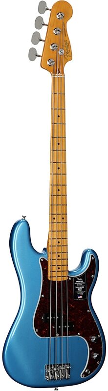 open zoom image for Fender American Professional Classic Precision Electric Bass, Maple Fingerboard (with Gig Bag), Lake Placid Blue, Body Left Front
