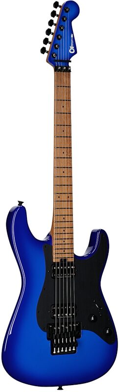 open zoom image for Charvel Pro-Mod So-Cal Style 1 HH FR Electric Guitar, Chameleon Blue Burst, Body Left Front
