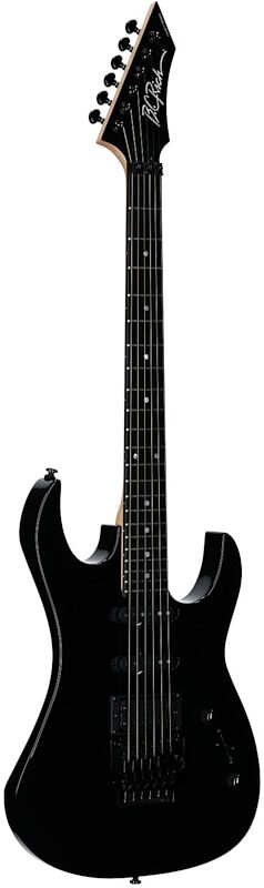 open zoom image for B.C. Rich ST3 Retro II Floyd Rose Electric Guitar, Black, Body Left Front