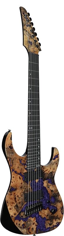 open zoom image for Legator Ninja X7F Multi-Scale Guitar, 7-String, Royal Purple, Body Left Front