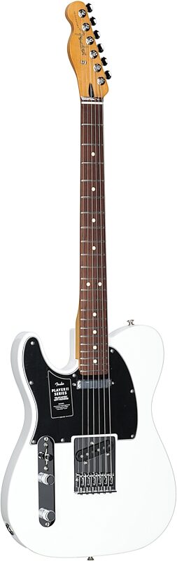 open zoom image for Fender Player II Telecaster Electric Guitar, Left-Handed (with Rosewood Fingerboard), Polar White, Body Left Front