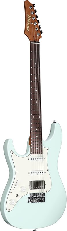 open zoom image for Ibanez AZ2204NWL Prestige Electric Guitar (with Case), Left-Handed, Mint Green, Body Left Front