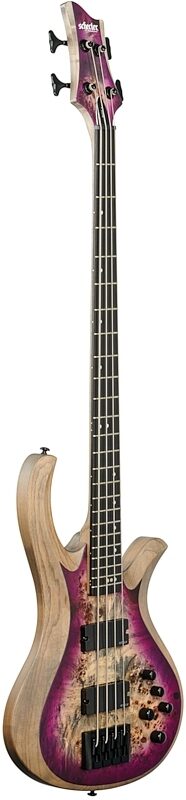 open zoom image for Schecter Riot-4 Electric Bass, Satin Aurora Burst, Body Left Front