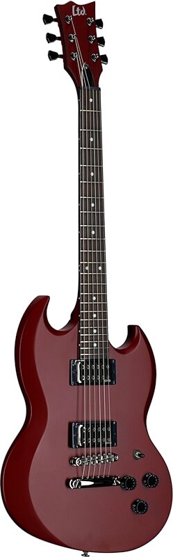 open zoom image for ESP LTD Lars Frederiksen Volsung Electric Guitar (with Case), Oxblood, Body Left Front