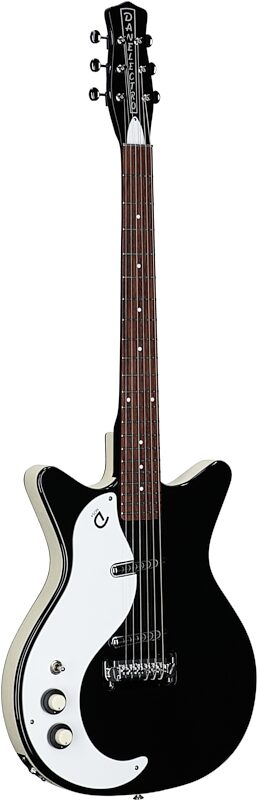 open zoom image for Danelectro '59 MOD NOS Electric Guitar, Left-Handed, Black, Body Left Front