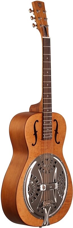 open zoom image for Epiphone Dobro Hound Dog Roundneck Resonator Guitar, Vintage Brown, Body Left Front