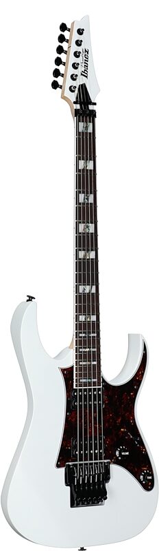 open zoom image for Ibanez RG653DX Prestige Electric Guitar (with Case), White Flat, Open Box (Very Good), Body Left Front