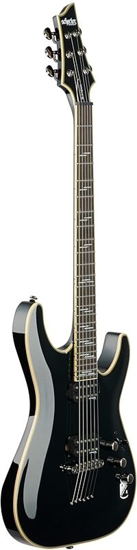 open zoom image for Schecter C-1 Blackjack Electric Guitar, Gloss Black, Body Left Front