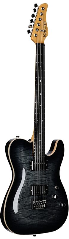 open zoom image for Schecter Japan PT Classic Electric Guitar (with Case), Transparent Fade Burst, Open Box (Very Good), Body Left Front