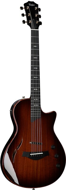 open zoom image for Taylor T5z Custom Koa Armrest Electric Guitar (with Case), Shaded Edge Burst, Body Left Front