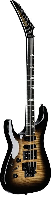 open zoom image for Kramer SM-1 Figured Left-Handed Electric Guitar, Black Denim Perimeter, Body Left Front