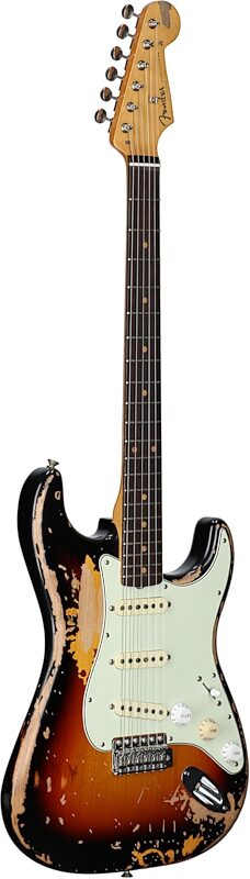 open zoom image for Fender Mike McCready Stratocaster Electric Guitar, Rosewood Fingerboard (with Case), 3-Color Sunburst, Body Left Front