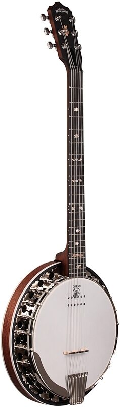 open zoom image for Deering Boston USA Acoustic-Electric Banjo Resonator Guitar, 6-String (with Case), New, Body Left Front
